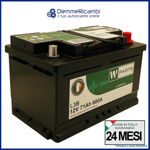 Batteria auto bassa - 71, ah
