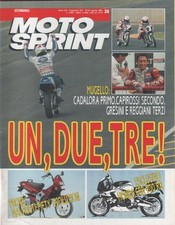Moto sprint. n. 34 - 1991.  Malaguti Fifty Evolution, Honda CBR 900 RR
