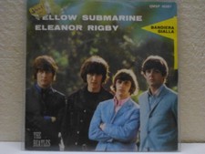 THE BEATLES--45 GIRI-YELLOW SUBMARINE-ELEANOR RIGBY--EX/EX