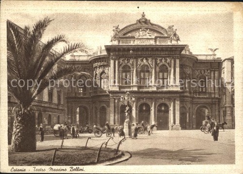 Catania teatro massimo - catania, bellini