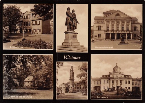Cartolina multifoto weimar - multifoto,