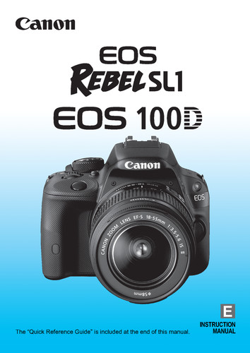 Canon eos 100d - canon, eos-100d