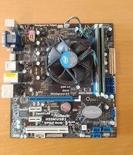 ASROCK MOTHERBOARD H55M USB3 LGA 1156 + i3 550 + 4GB DDR3 + BACKPLATE