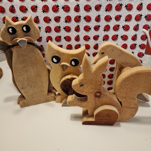 Collezione animali legno - collezione, in