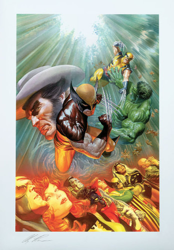 Esaurito alex ross firmato - alex,