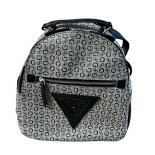 Guess Grey Black Monogram PVC