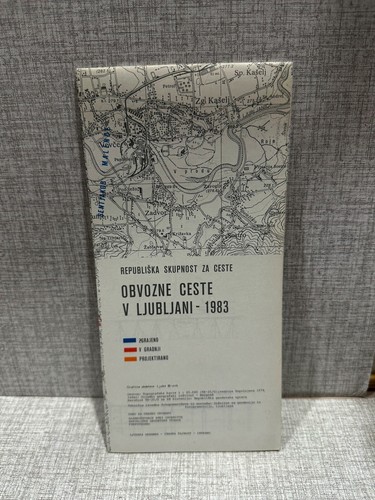 Road map obvozne ceste - map,