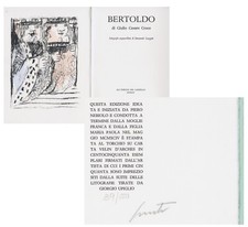 LUZZATI EMANUELE -LELE " BERTOLDO"1994 - 52 CINQUANTADUE Litografie acquarellate