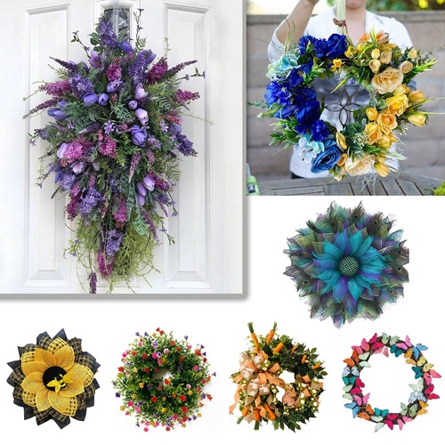 Ghirlanda fiori artificiali - ghirlanda,