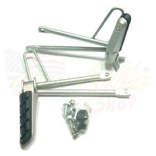 COPPIA PEDANE PASSEGGERO ORIGINALI HM FOOT-PEGS DERAPAGE COMPETITION 50 2012