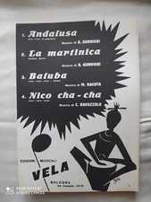 ALBUM VELA - 4 SPARTITI (1963) - AA.VV.: A. GURRIERI, M. DACOTA, C. RAVAZZOLO