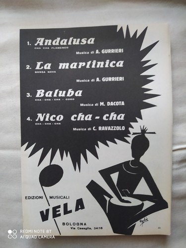 Album vela spartiti - vela,
