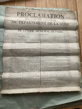 AFFICHE ABDICATION NAPOLEON I