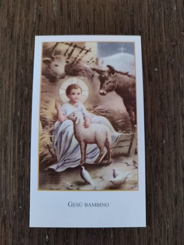 Gesù bambino holy - bambino,, card,