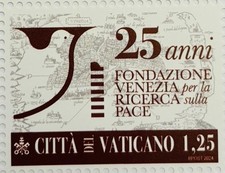 Vaticano 2024 francobollo Fondazione Venezia emissione congiunta perfetto