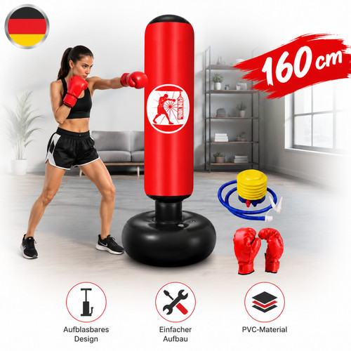 Sacco boxe stand gonfiabile - stand,