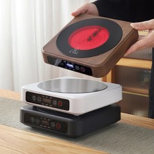 Stufa Elettrica Ceramica 1500W Casa 7 Ingranaggi Teiera Temporizzazione Bollente Scaldabagno