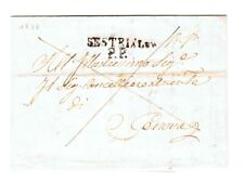 SESTRI A LEV + P.P. grande e piccolo (n.c. Vollmeier) su due lettere per Genova