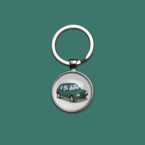 Porte clés peugeot 205 roland - porte-clés,