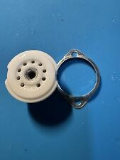 zoccolo noval 9 pin ceramica pannello telaio valvola come foto per ecc82 ecc83