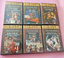 DVD  FILM KOLOSSAL MESSALINA-I VICHINGHI-ERCOLE-ROB ROY-NEL SEGNO DI ROMA-OTTIMO