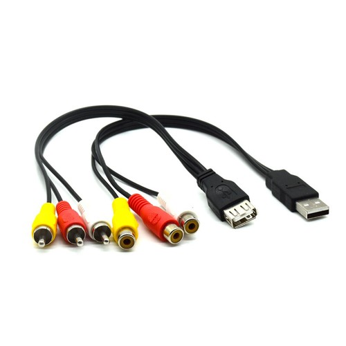 Adattatore usb 3 rca - a,