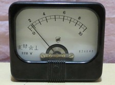VECCHIO VOLTMETRO PER PANNELLO DA 0 A 10 VOLT (TA33)