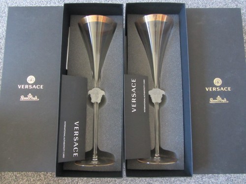 Pair versace medusa or - pair,