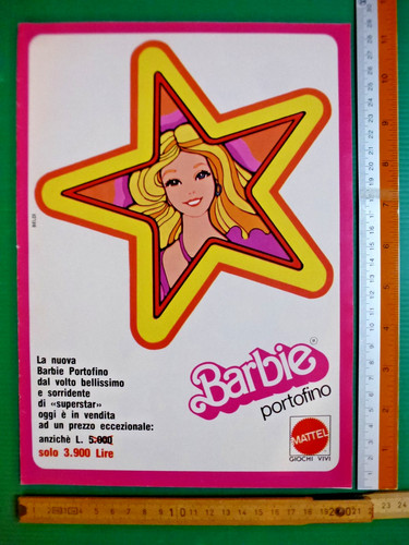 Barbie mattel pubblicità - barbie, 1978