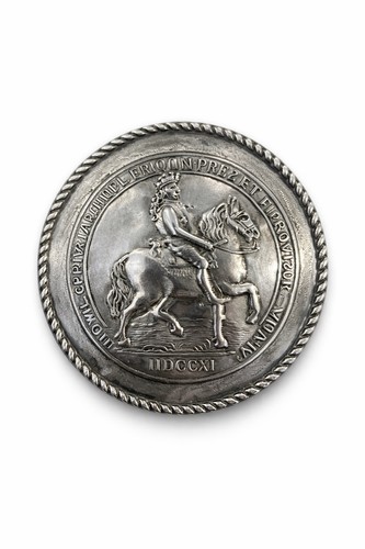 Antica medaglia fibbia - , cintura