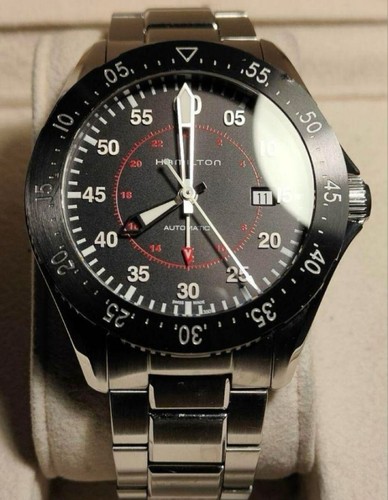 Hamilton khaki aviation pilot - aviation,