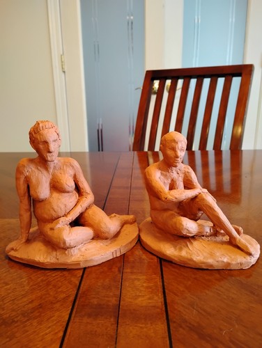 Coppia sculture premaman - coppia,