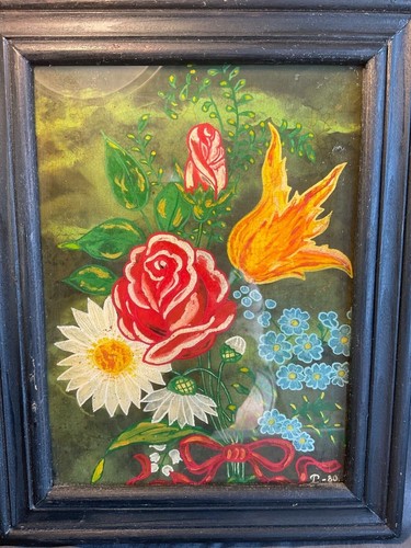 1980 rich modern art oil - 1980,