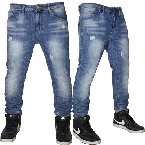 Jeans uomo denim blu slim - slim, fit