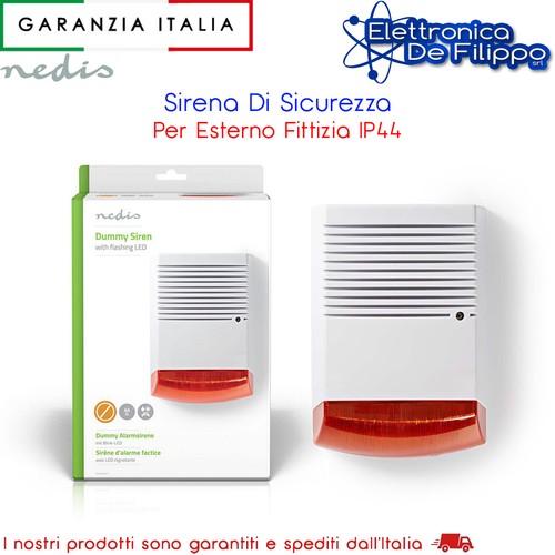 Finta sirena antifurto per - finta,