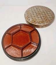 Vintage Round Burmese Lacquer