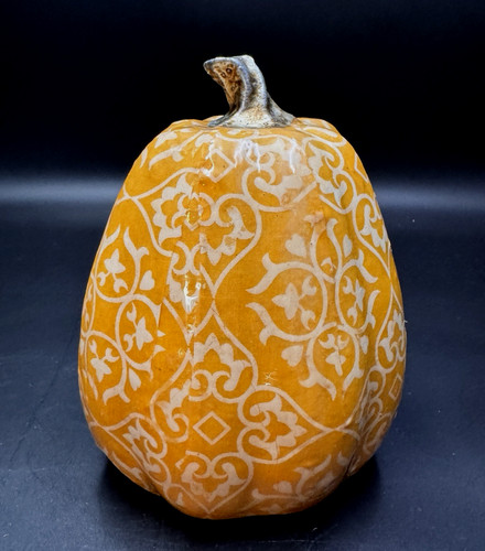 Zucca ceramica decoupage - , 5"