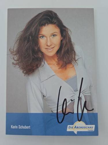 Karin schubert autografo - schubert,