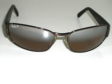 OCCHIALI DA SOLE RAY BAN RB3141 PELLE II 60mm MARRONE SFUMATO SPECCHIO POLARIZZATI AVVOLGENTI