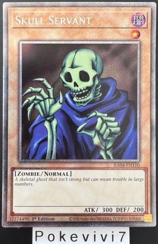 Carte skull servant - yu-gi-oh!,