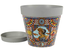 VASO FIORIERA + SOTTOVASO