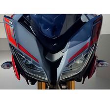 Adesivo 3D compatibile con Yamaha Tracer 900 2018 2020 Protezione Frontale Rosso