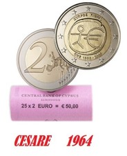 CIPRO  2 EURO COMMEMORATIVO  2009 -EMU UNIONE MONETARIA -FDC BU UNC FROM ROLLS