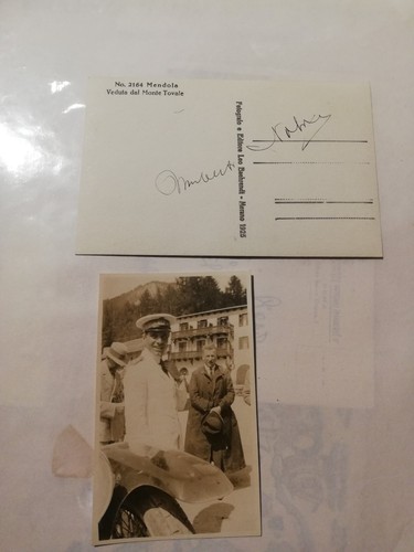 Umberto nobile autografo - umberto, autografo.