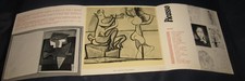 1960 Picasso - Brochure per acquisizione libro  Il Disegno Moderno  De Micheli