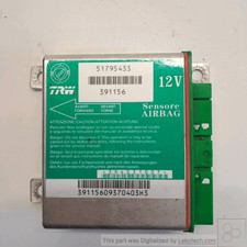 51795433 Centralina comando airbag ABARTH GRANDE PUNTO (4A) 1.4 T-Jet fd0249