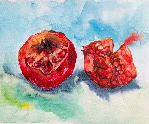 Quadro melograno frutta arte - quadro,