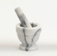 Italian Marble Mortar White