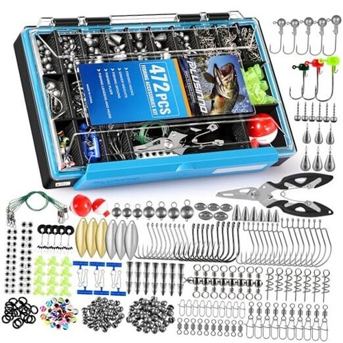 472pcs kit accessori pesca - 472pcs, da