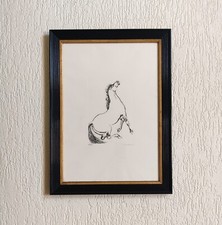 FRANCESCO MESSINA - CAVALLO RAMPANTE -  SCULTURA - SIMBOLO RAI TV  - '60/'70